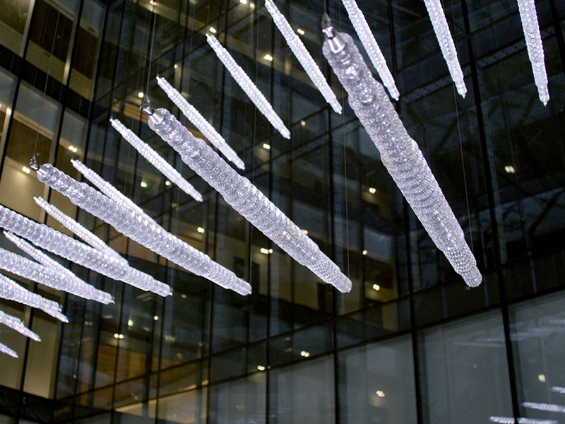 Hotel Lobby Staircase Custom Crystal Chandelier