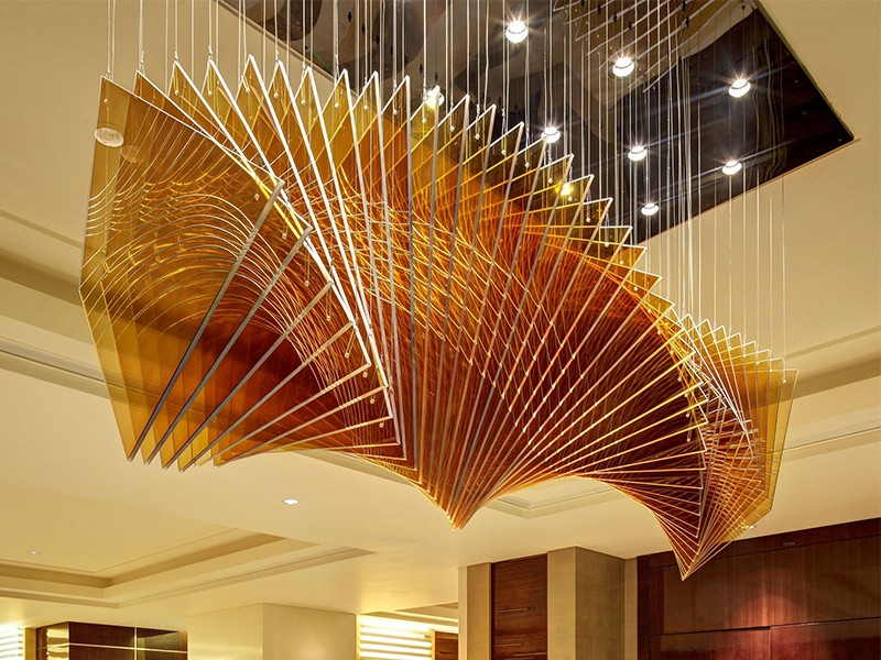 Custom Chandelier for Hotel Waiting Area