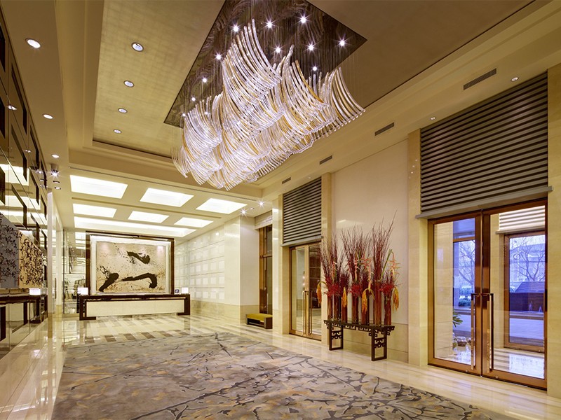 Custom Chandelier for Hotel Waiting Area