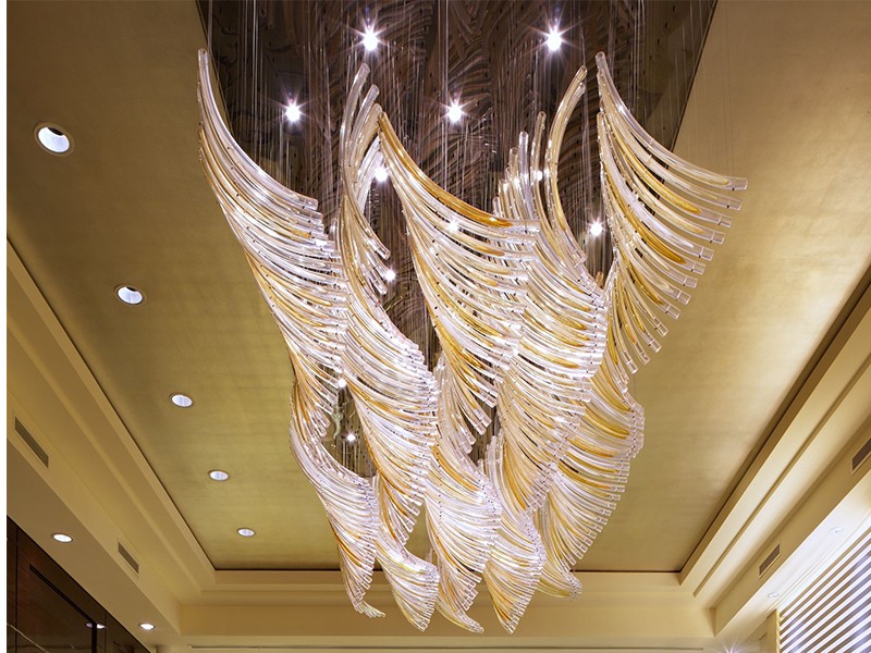 Custom Chandelier for Hotel Waiting Area