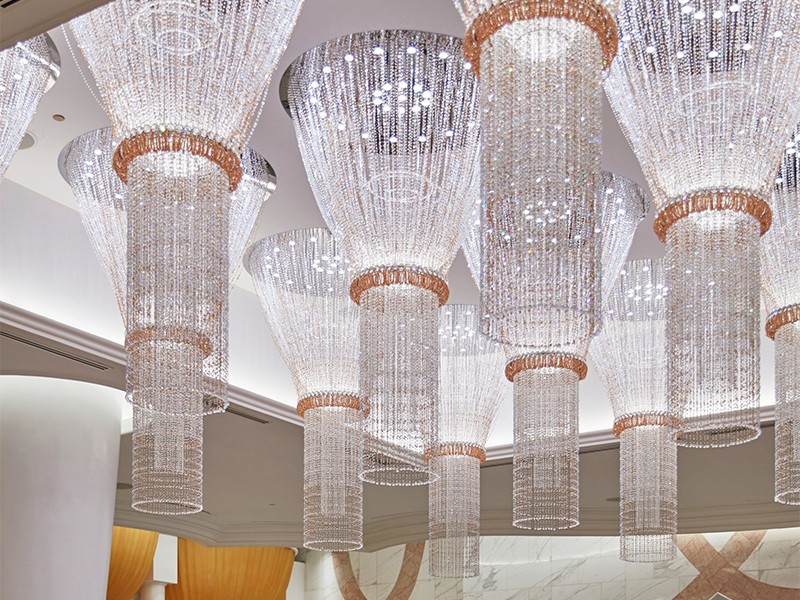 Led Crystal Chandelier for Hotel Rooms