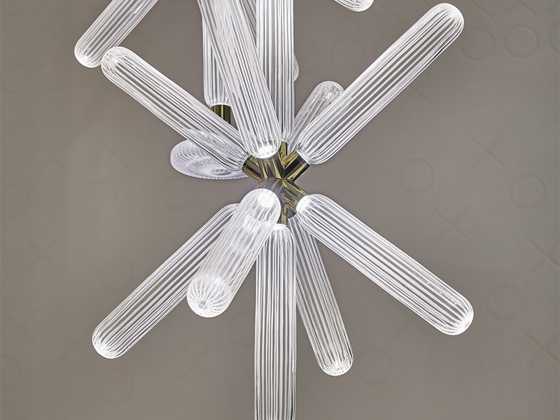 Originality Customizable Delicate Club Glass Chandelier