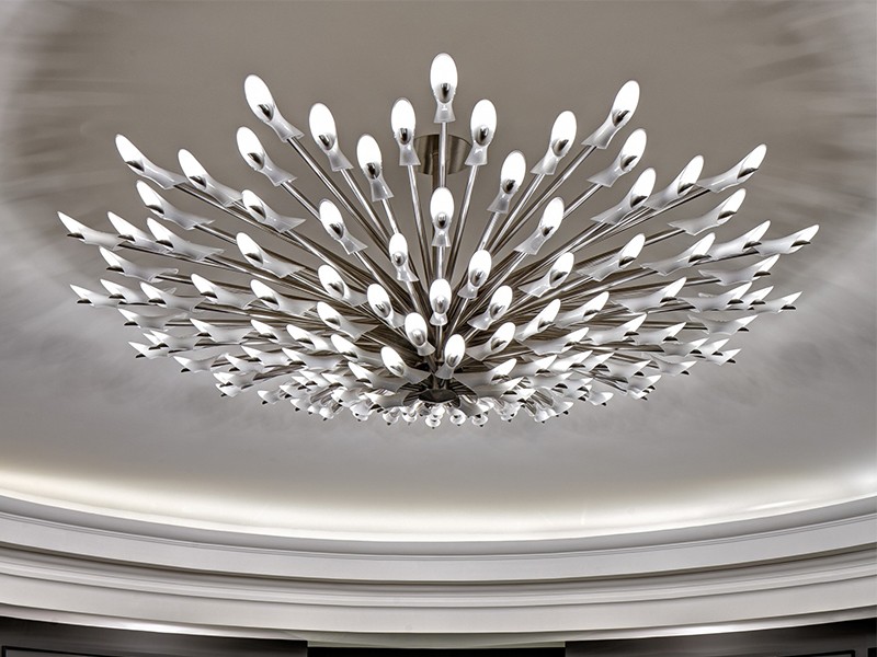 Customized Hall Crystal Project Chandelier Lamp