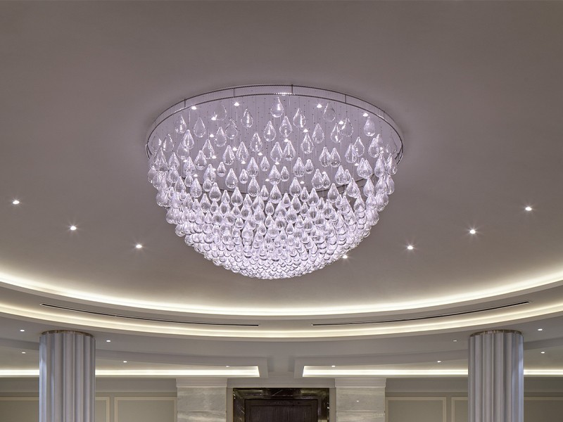 Customized Hall Crystal Project Chandelier Lamp