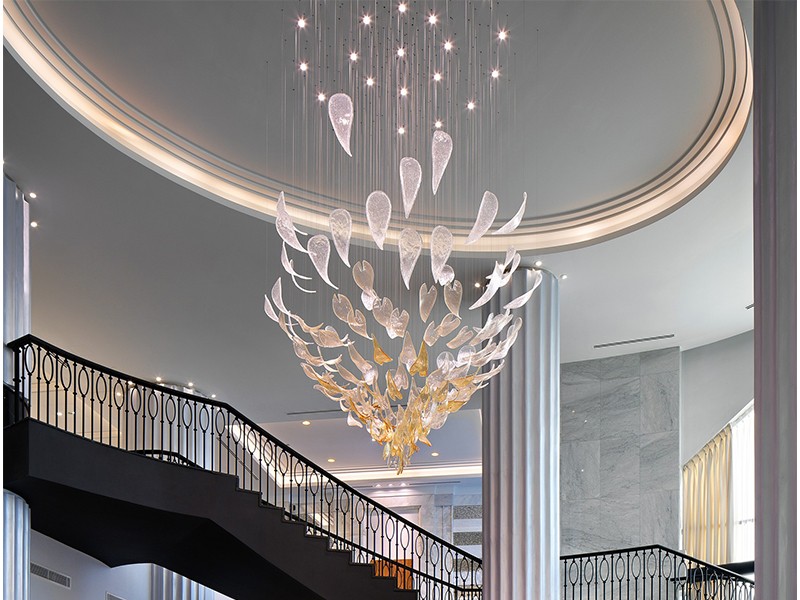 Customized Hall Crystal Project Chandelier Lamp