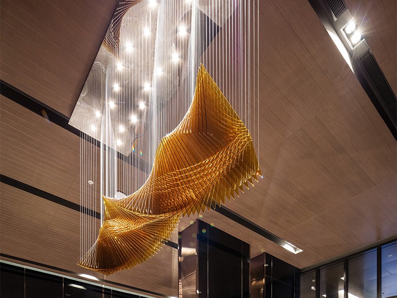 Large Crystal Chandelier for Hotel Lobby