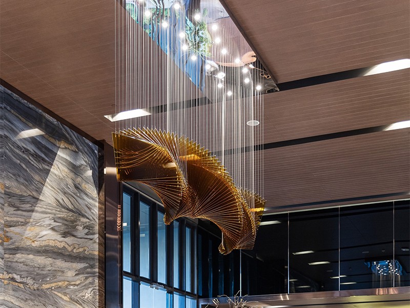 Large Crystal Chandelier for Hotel Lobby