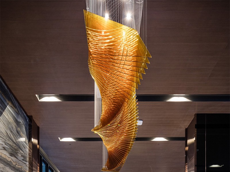 Large Crystal Chandelier for Hotel Lobby