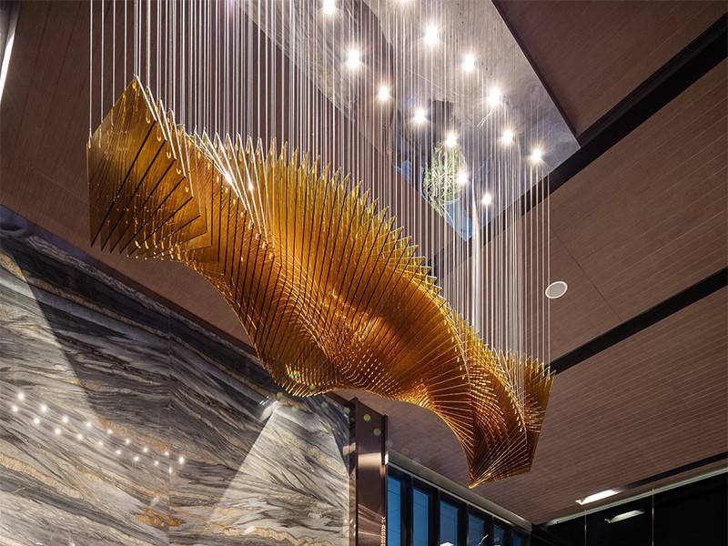 Large Crystal Chandelier for Hotel Lobby