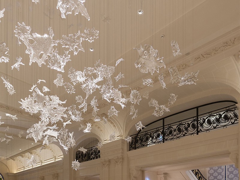 Large Crystal Ceiling Chandelier for Banquet Hall