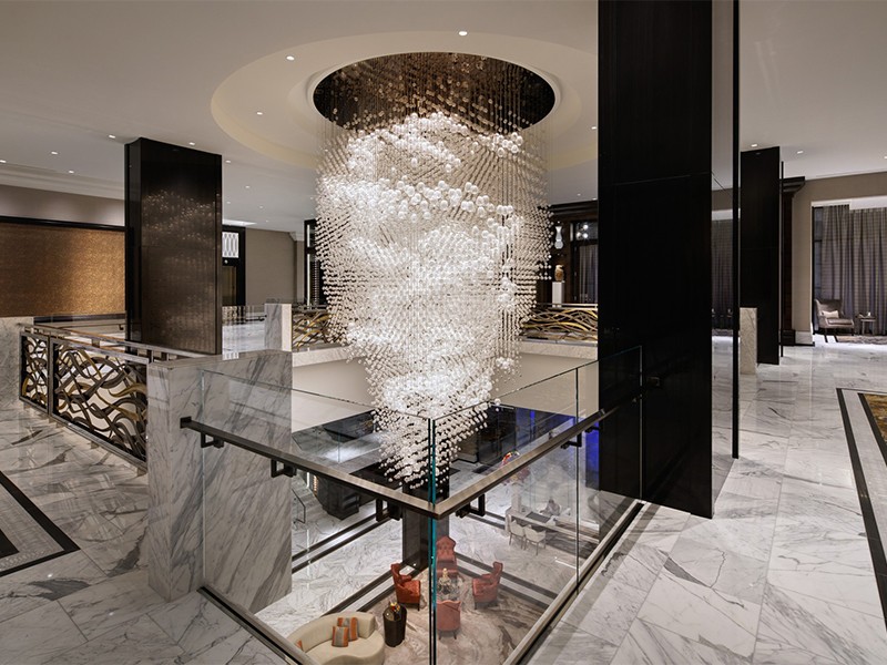 Custom Hotel Lobby Ceiling Chandelier