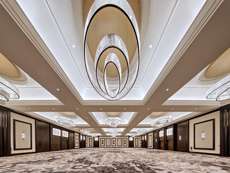 Custom Hotel Lobby Ceiling Chandelier