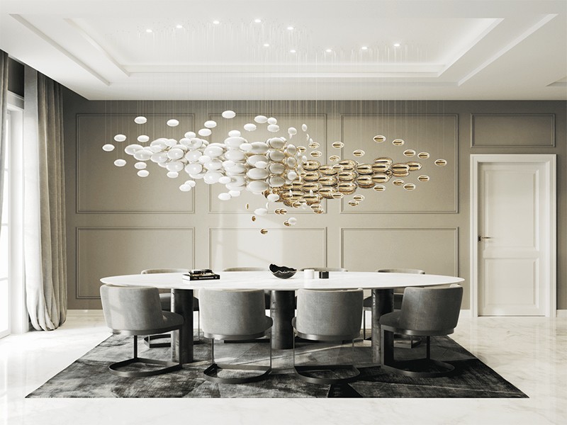 Unique Fascinating Design Crystal Glass Chandelier