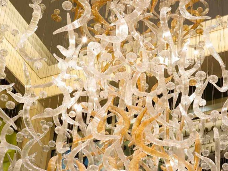 Fashion Large Design Banquet Lobby Crystal Chandelier Light