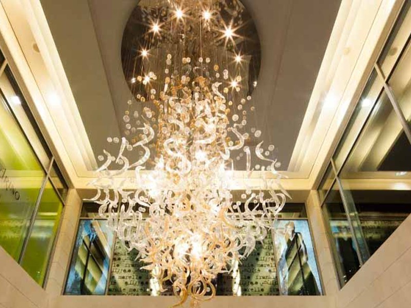 Fashion Large Design Banquet Lobby Crystal Chandelier Light