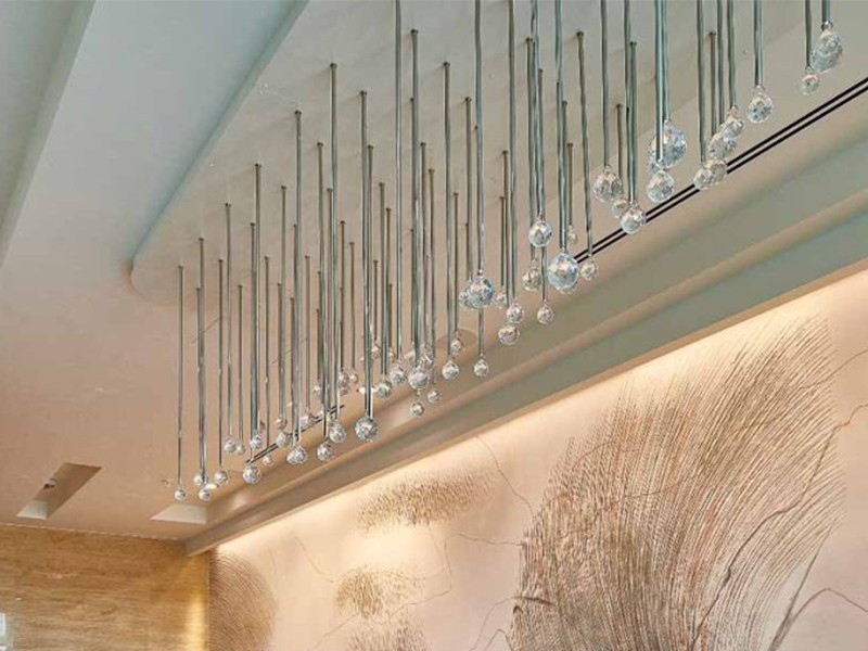 Large Crystal Chandelier in Modern Design