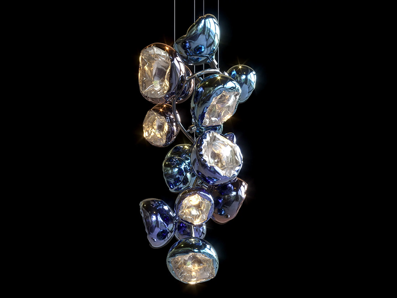 Stainless Steel Art Led Chandelier