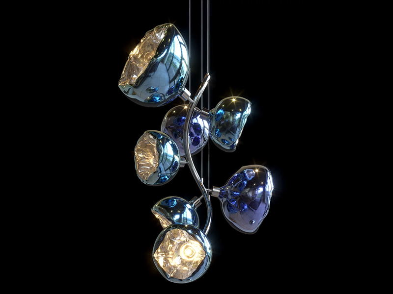 Stainless Steel Art Led Chandelier