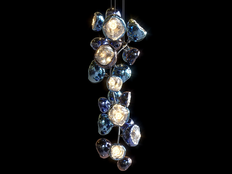 Stainless Steel Art Led Chandelier