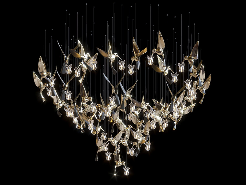 Gorgeous Vintage Style Palace Villa Hall Crystal Chandelier