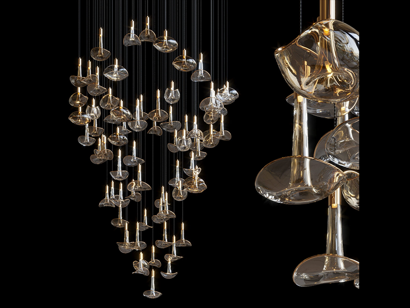 Modern Crystal Chandelier for Villa