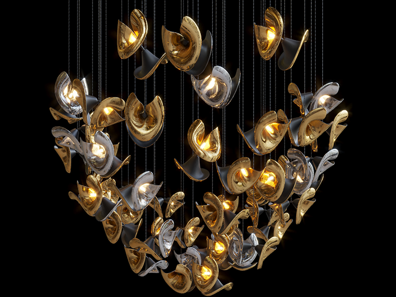 Radiant Glow Chandelier