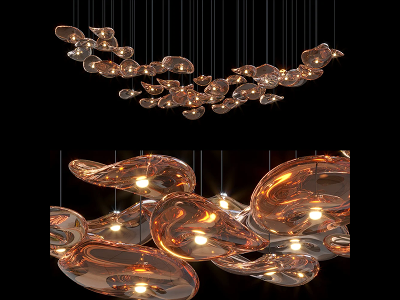 Regal Glow Chandelier