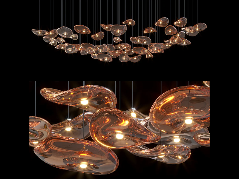 Regal Glow Chandelier