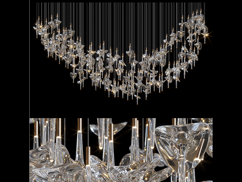 Sparkling Diamond Chandelier