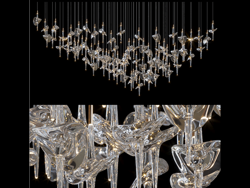 Sparkling Diamond Chandelier