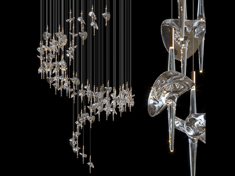 Sparkling Diamond Chandelier