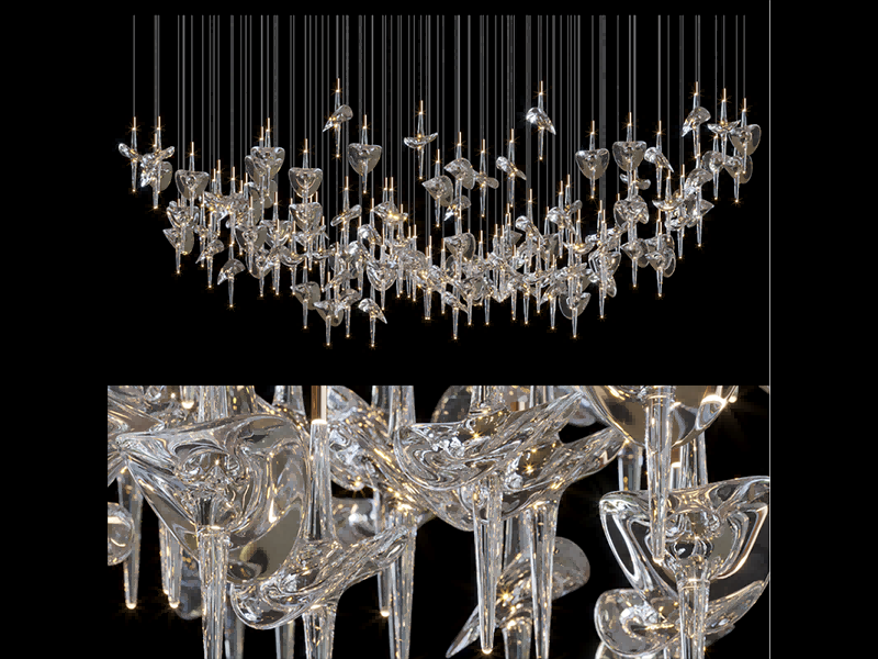 Sparkling Diamond Chandelier