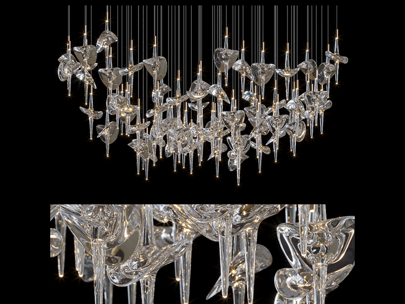 Sparkling Diamond Chandelier