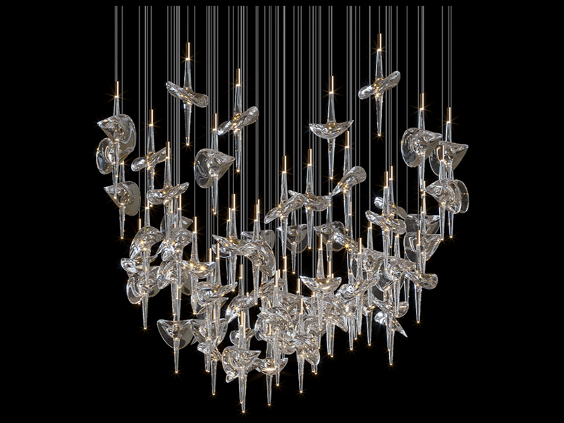 Sparkling Diamond Chandelier