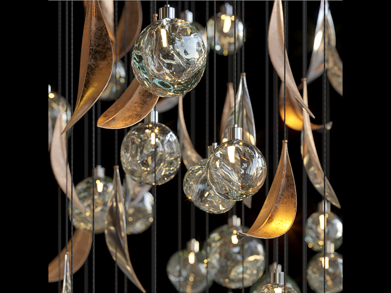 Lux Crystal Chandelier