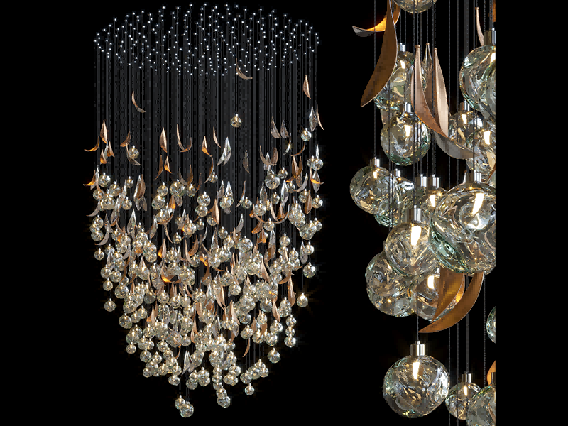 Lux Crystal Chandelier