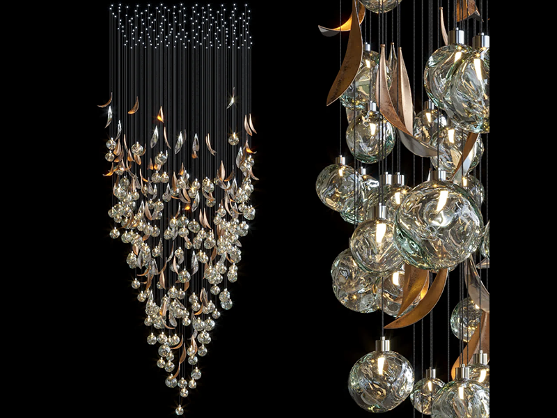 Lux Crystal Chandelier