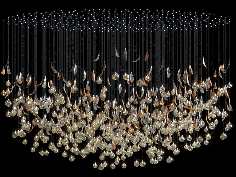 Lux Crystal Chandelier