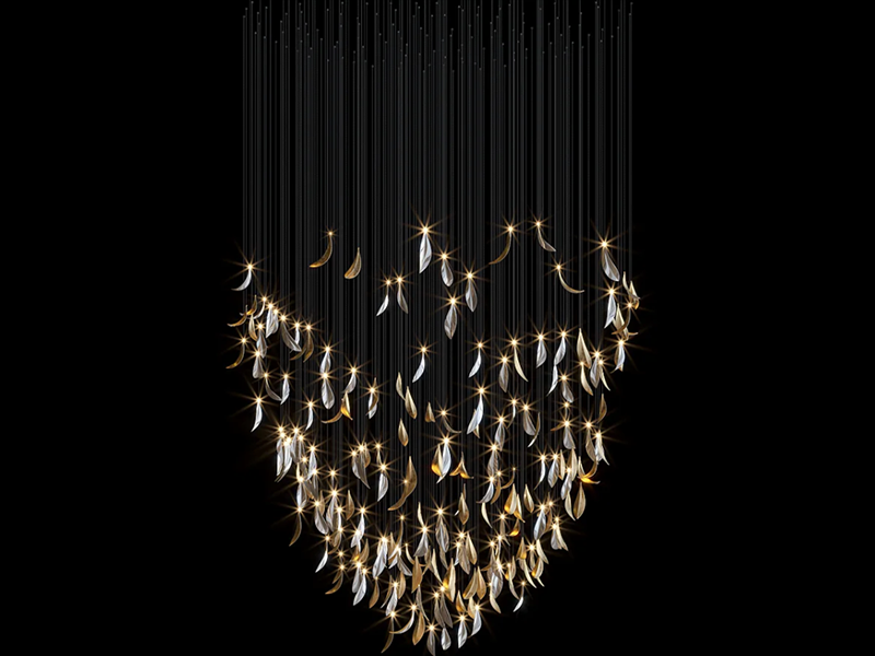 Golden Sparkle Chandelier