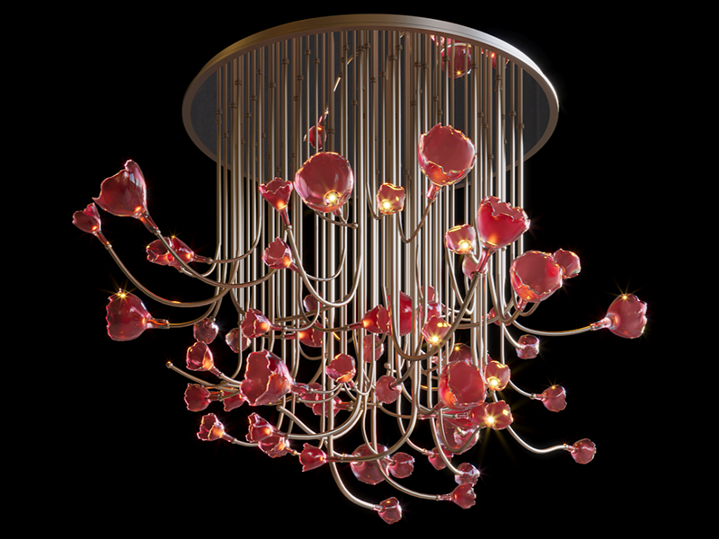 Radiant Jewelstone Chandelier