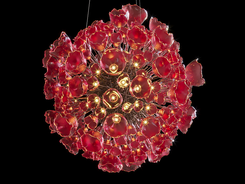 Radiant Jewelstone Chandelier