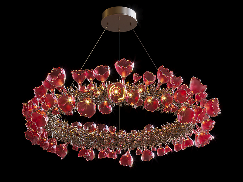 Radiant Jewelstone Chandelier