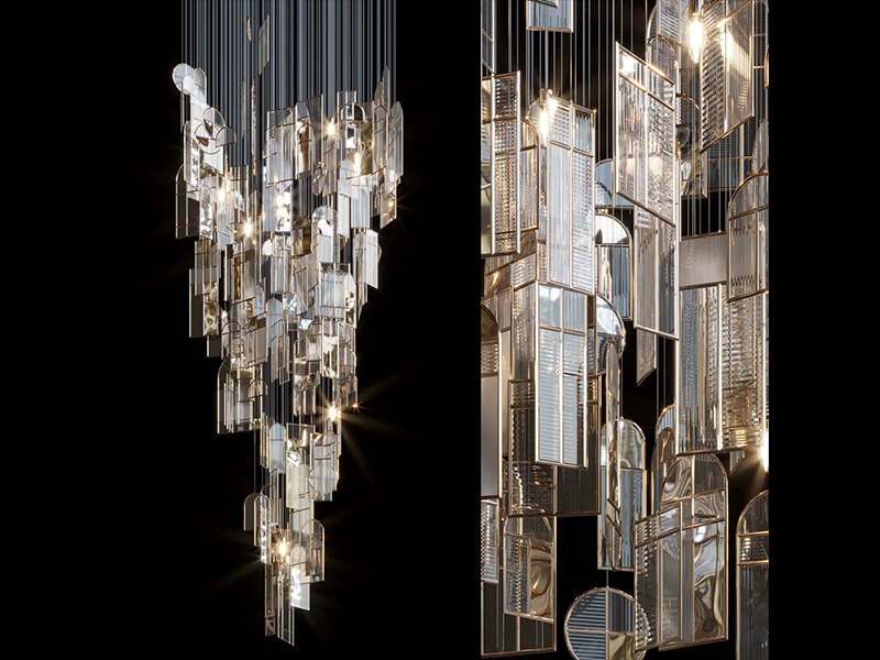 Crystal Serene Chandelier