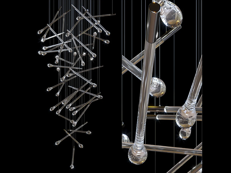 Refined Crystal Chandelier