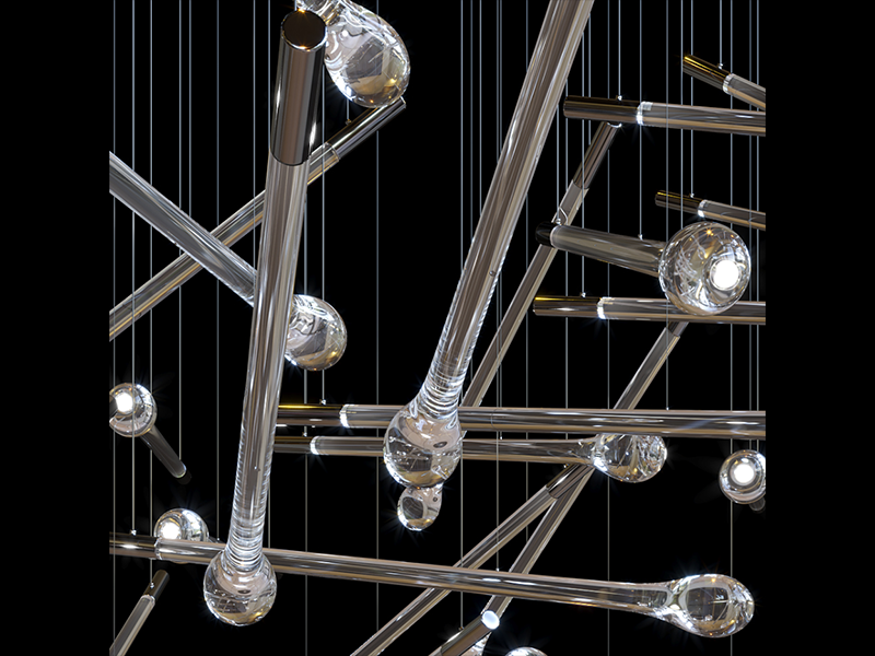 Refined Crystal Chandelier