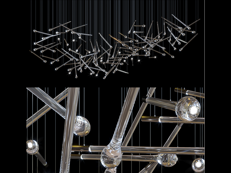 Refined Crystal Chandelier