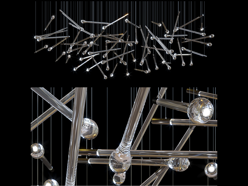 Refined Crystal Chandelier