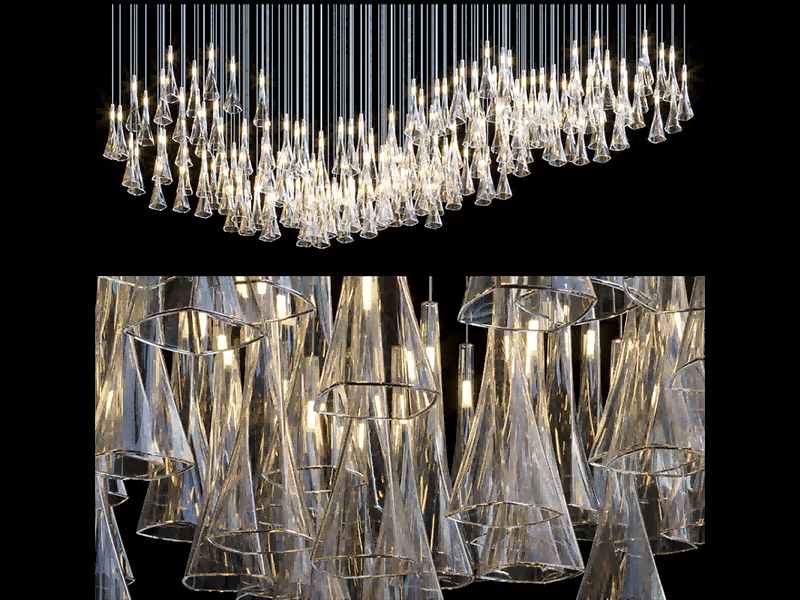 Crystal Horizon Chandelier