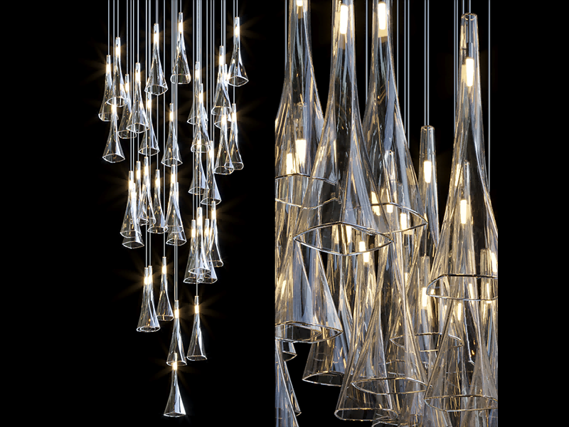 Crystal Horizon Chandelier