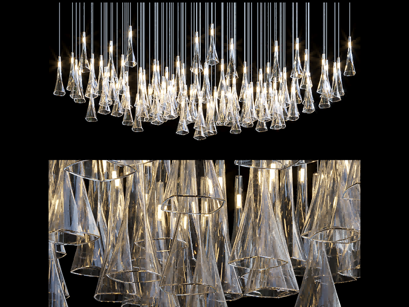 Crystal Horizon Chandelier